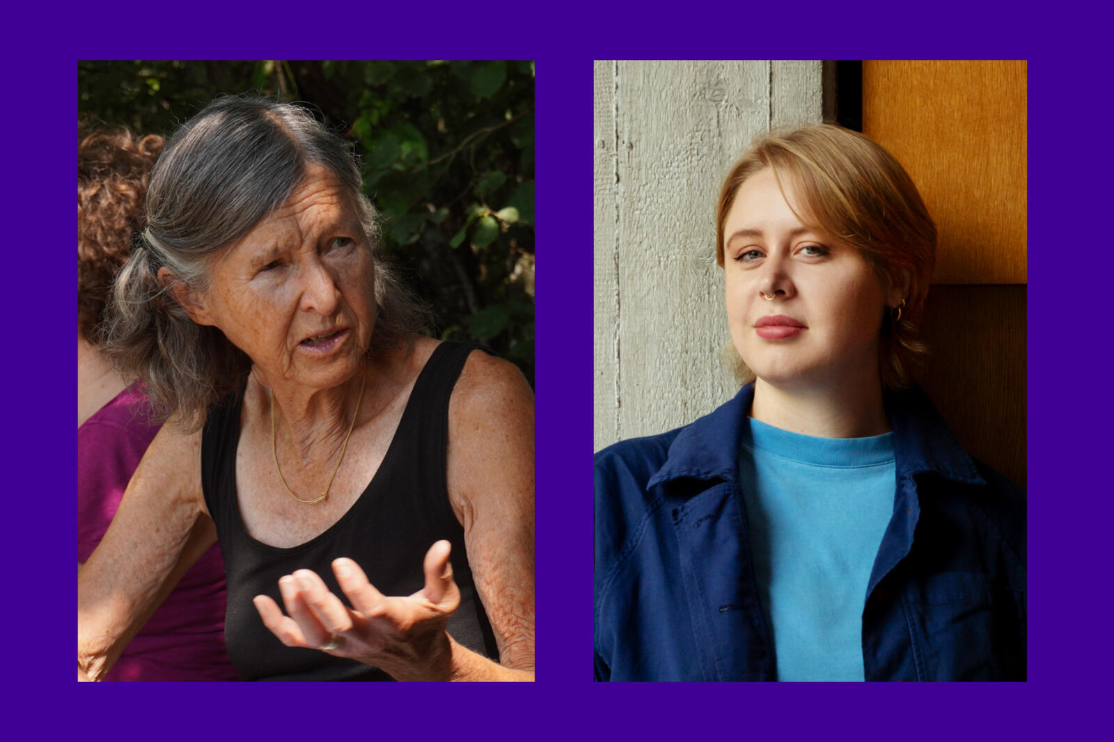 Bild Feministische Verlage Porträts Liliane Studer und Jil Erdmann